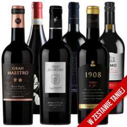 Włoski zestaw win czerwonych